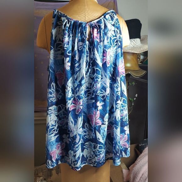 Lane Bryant Womens Spring/Summer Blouse Cascading Ruffles Size 18/20 - Picture 6 of 11